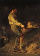 Jean Francois Millet The Winnower oil painting artist